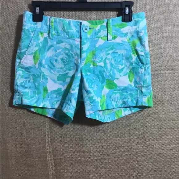 Lilly Pulitzer the Callahan Poolside blu Shorts - Picture 1 of 8